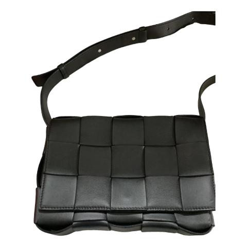 Cassette leather handbag