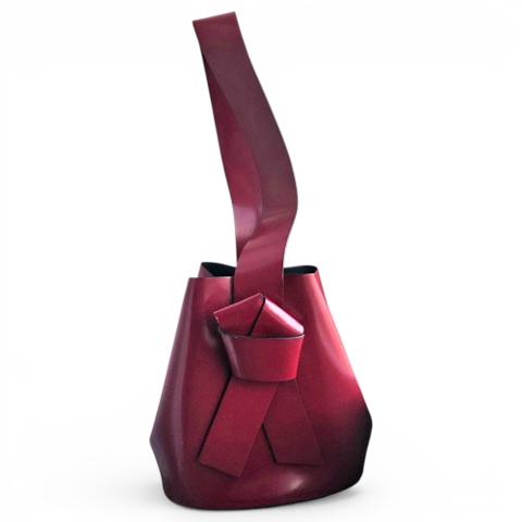 Musubi leather handbag