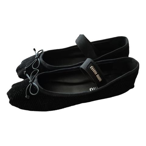 Miu Ballet cloth ballet flats