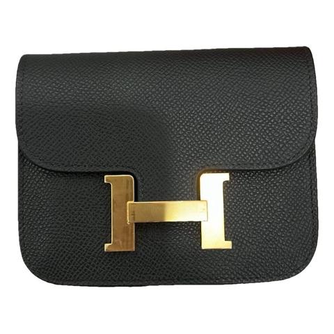 Constance leather clutch bag