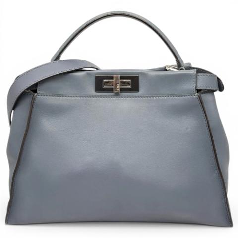 Peekaboo pony-style calfskin handbag