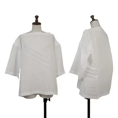 ISSEY MIYAKE 132 5. Poly Pleats T Shirt White 2