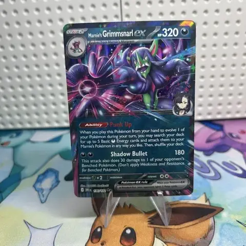 Pokemon Marnie`s Grimmsnarl EX 136/182 Destined Rivals