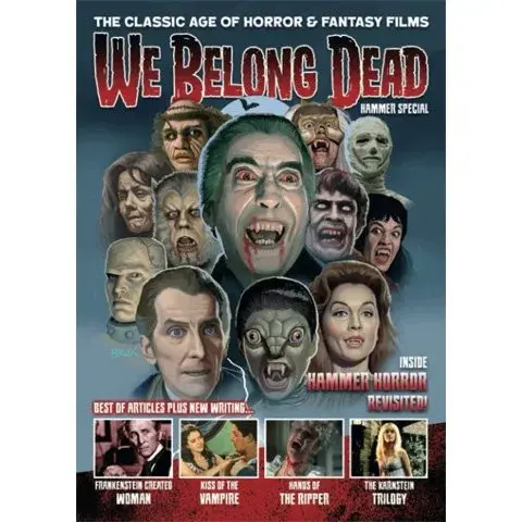 We Belong Dead -Hammer special Magazine Christopher Lee