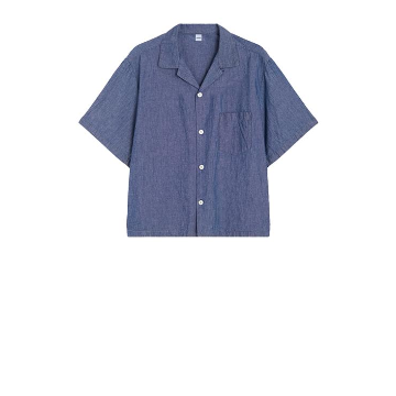 Aspesi 25SS 아스페시 반팔 셔츠 CE83 E54201031 DENIM MEDIO