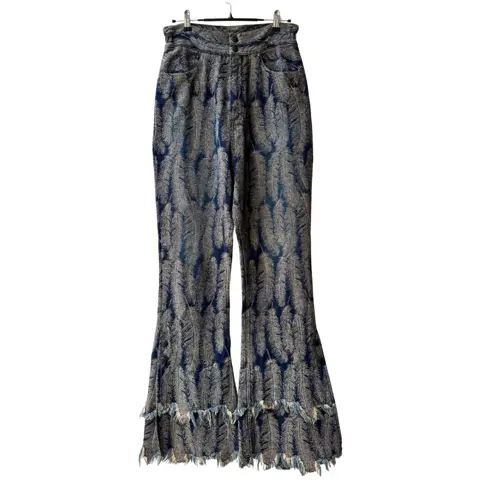 SS24 Kapital 12oz Magpie Feather Denim Bell Bottom