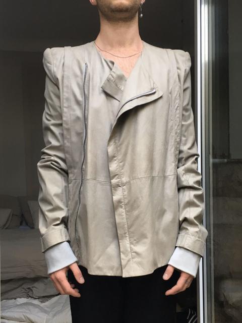 Futuristic lambleather jacket