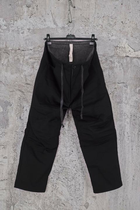NEW A1923 CROPPED COTTON WORK PANTS IN BLACK 50ΙΤ ,1000$