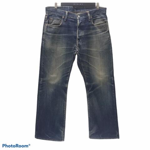 Blue Blue Japan Mudwash Denim Selvedge Jeans Distressed