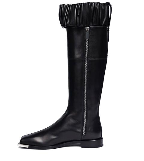 Metal Tip Square Toe Rider Boots