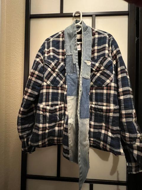 Plaid Sherpa Lined Kimono