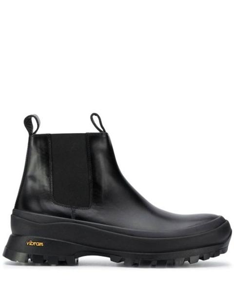 Platform Vibram Rubber Sole Chelsea Boots