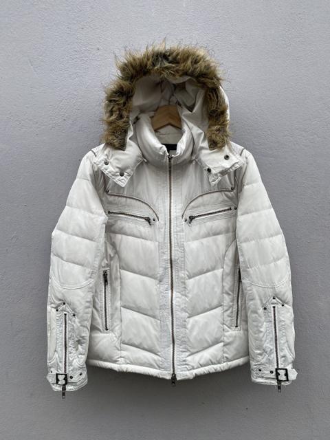 💥Vintage SCHLÜSSEL Puffer Down Fur Hooded Jacket