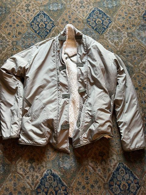 Sherpa fleece reversible kimono G1 nylon jacket