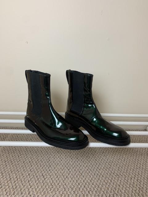 Dior Homme AW08 Navigate Style Pearlescent Chelsea Boots