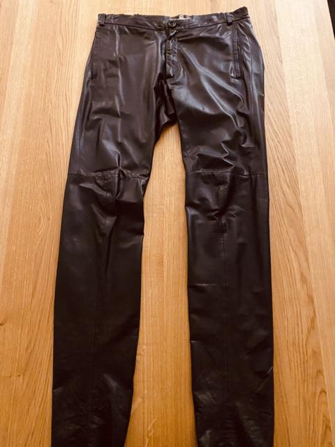 Black Damir Doma Leather Pants