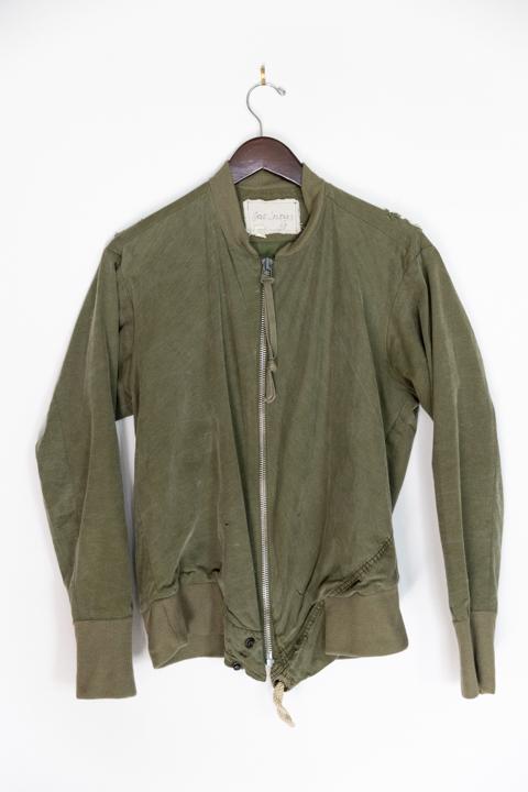 Army tent zip front bomber studio
