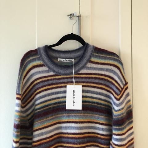 Acne Studios Striped Mohair Sweater