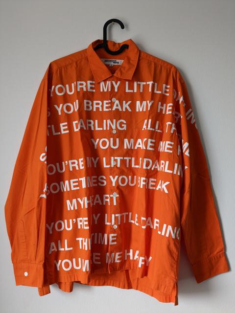 MAN AD2001 Poem Orange Shirt