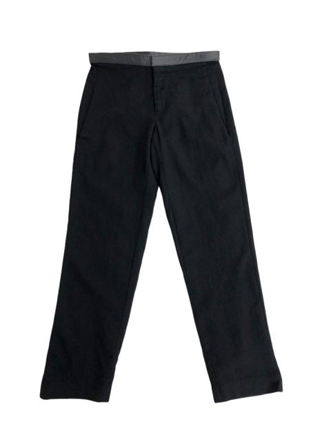 Wool Leather Pants