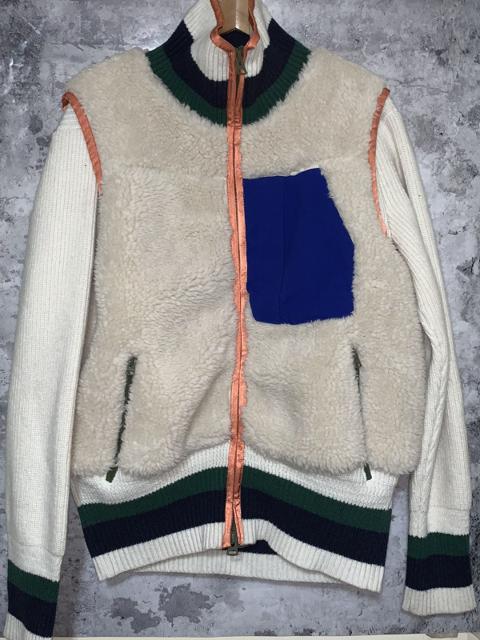 RARE GRAIL sacai multi detail panel fleece