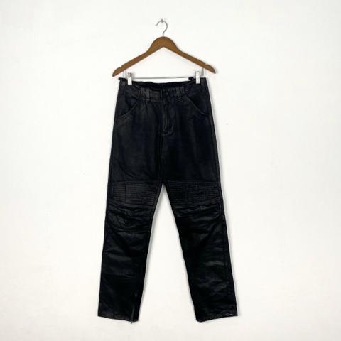 Helmut Lang astro biker coated denim FW 1999