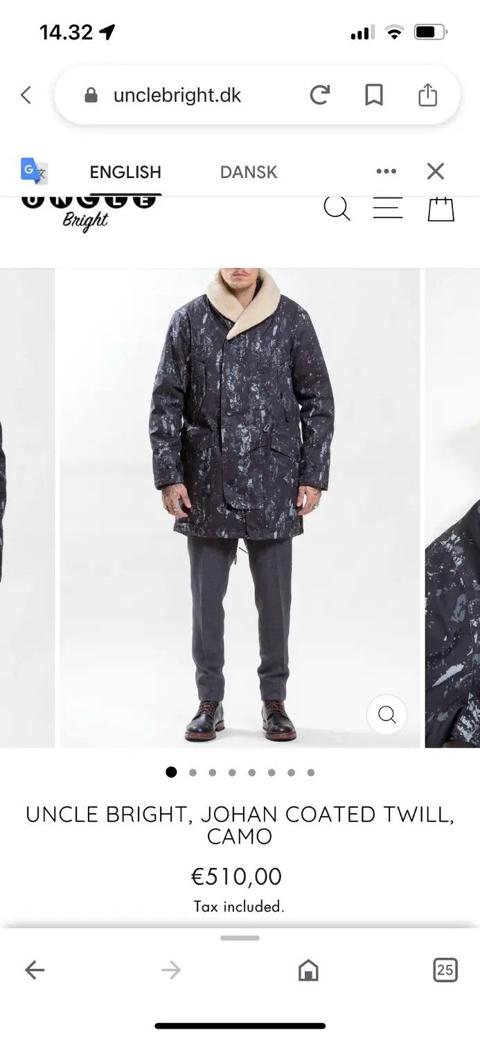 Johan Coated Twill - Sherpa Jacket