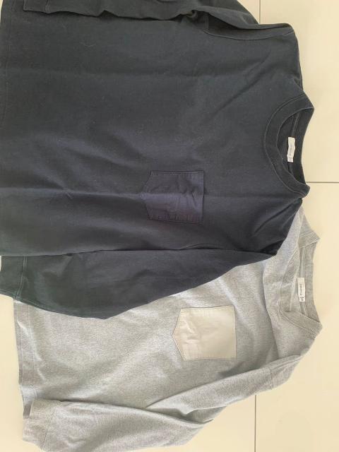 2 x Nanamica Coolmax Pocket Long Sleeve Shirt Sweatshirt