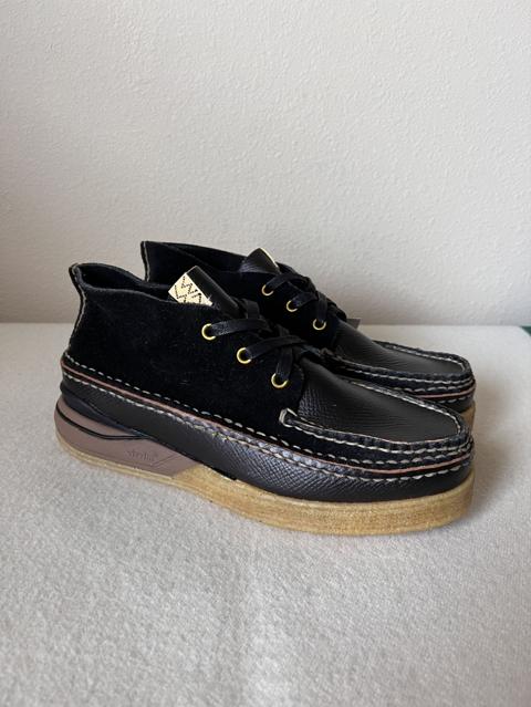 Visvim Canoe Moc II Folk in Black