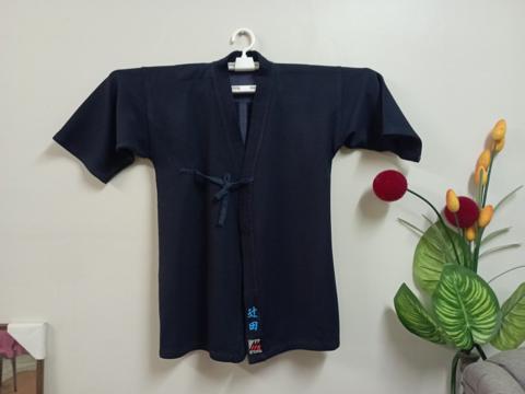 Japan 19x27.5 Inches Hanten Indigo Kimono