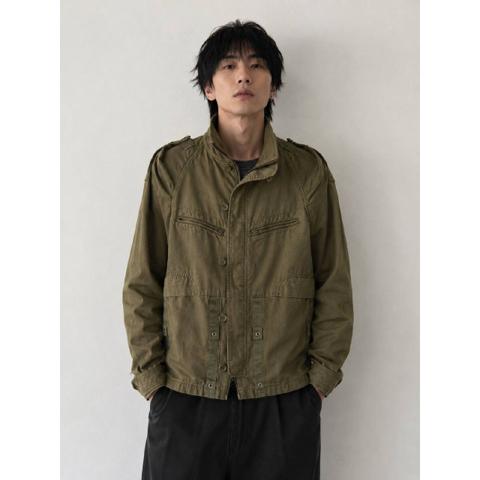 Final Home Field Jacket Olive Green Cotton M