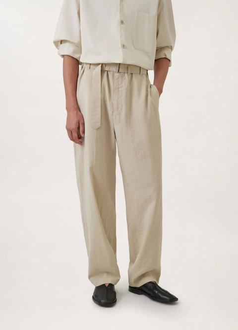 Lemaire Belted Dry SIlk Pants