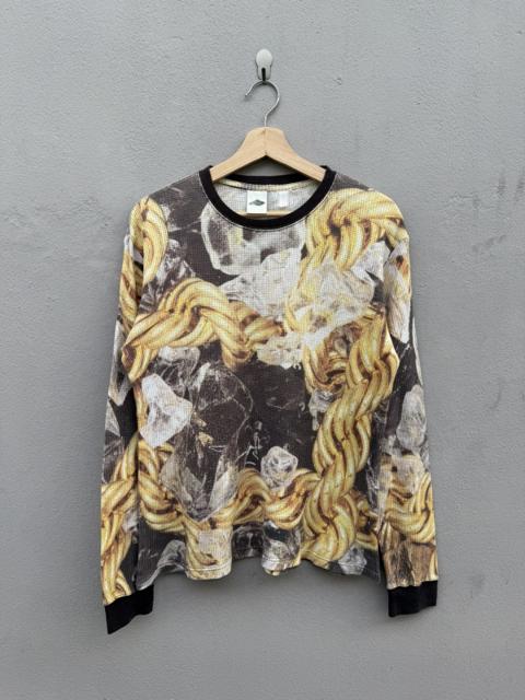 ARCHIVED‼️2000s PHENOMENON Gold Chains Fullprint Waffle Tee