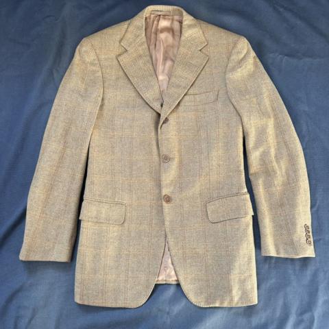 LUCIANO BARBERA Vintage Blazer US38R Wool Silk Italy