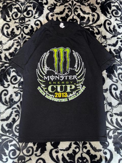 Y2K monster energy motocross shirt size small
