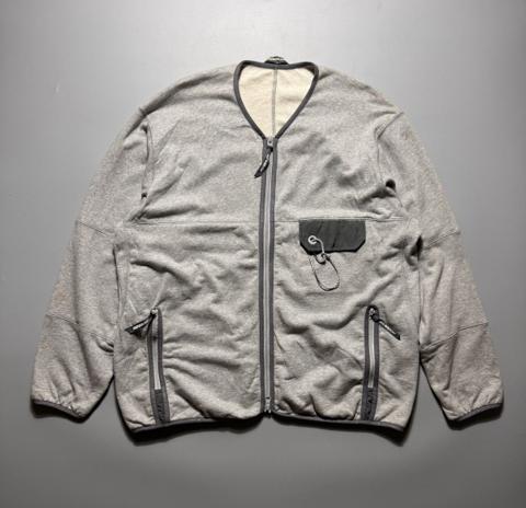 And Wander - Sweat Cardigan Jacket