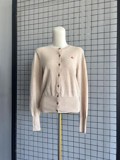 Rare Vivienne Westwood Red Label cardigan in a soft beige