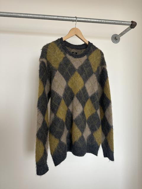 Needles mohair argyle sweater