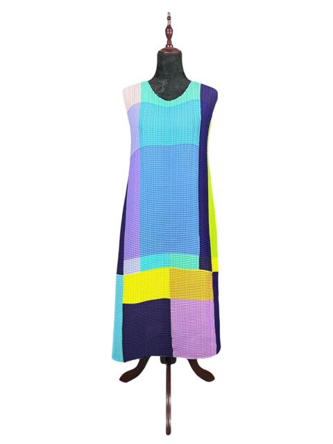 Issey Miyake Main Line Bubble Multicolor Dress