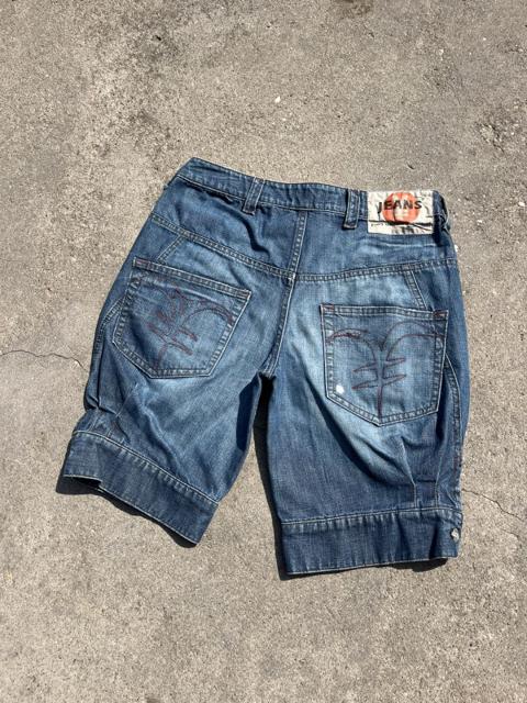 Vintage Womens Y2K 00 Michiko Koshino Japan Yen Denim jorts