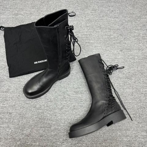 Ann Demeulemeester Strap Knee‑High Boots BBBB12