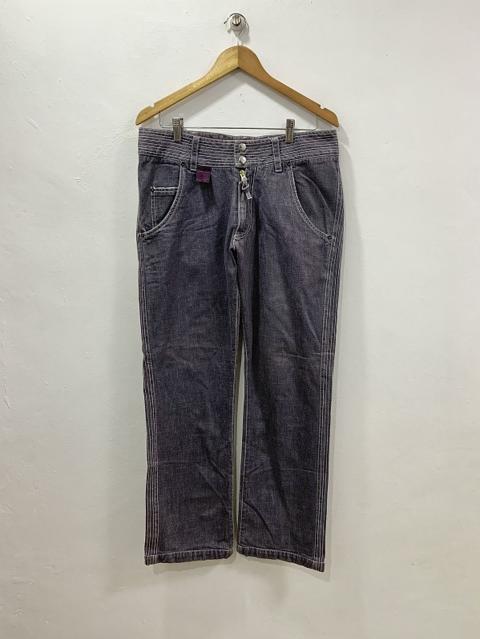 VIVIENNE WESTWOOD MAN FADED PURPLE DENIM PANTS
