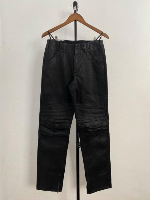 Helmut Lang astro biker coated denim FW 1999