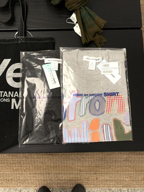 Comme des garcons shirt patch t shirt