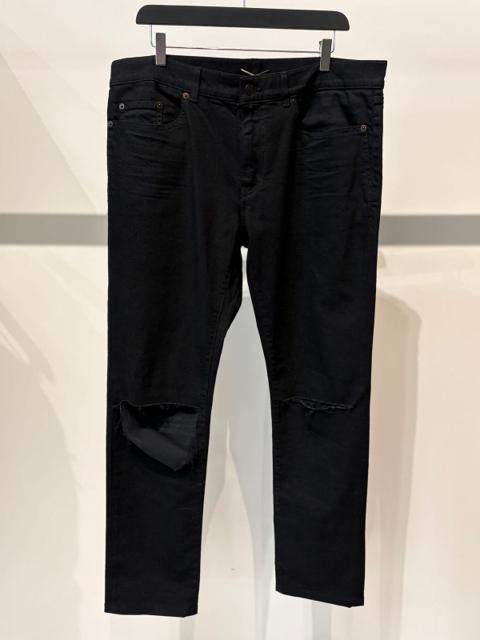 Saint Laurent Hedi Slimane D02 Distressed Denim