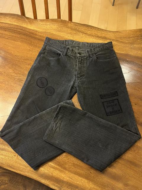 AW04 Give Peace A Chance Crying Heart Pain Denim
