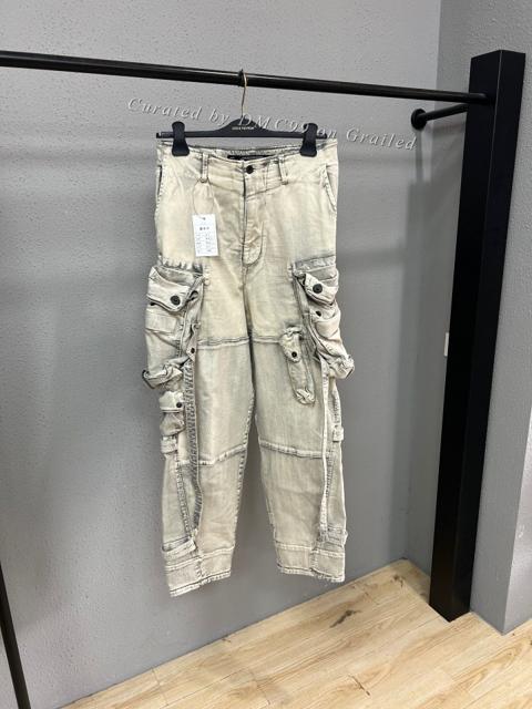 Julius 7 Light Wash Beige Cargo Pants