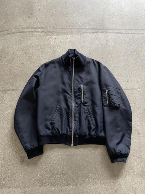 Helmut Lang 1998 polyamide ballistic ma-1 bomber jacket