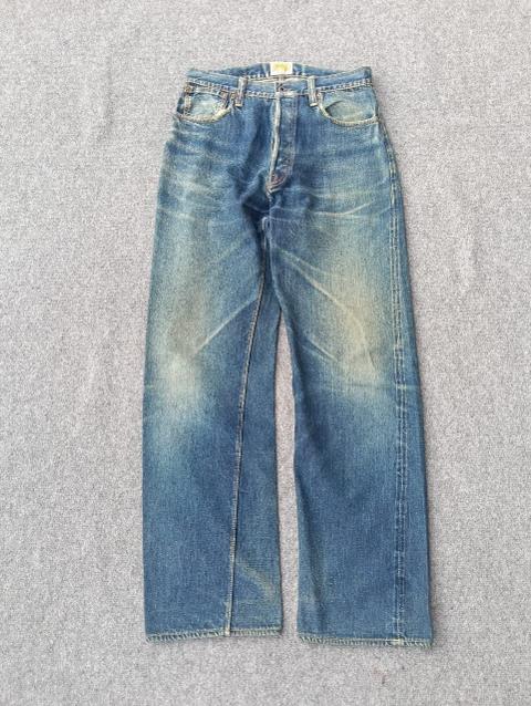 Vintage Junky Motomachi Yokonama Selvedge faded Denim Jeans.