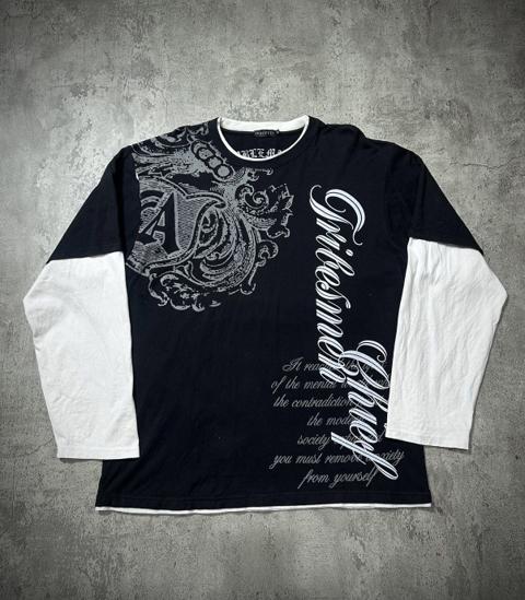 2000s Japanese Dialetti Y2K Grunge Vkei Tee